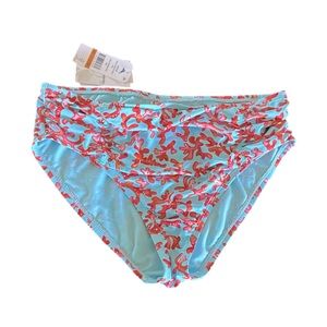 Tommy Bahama Women’s Coral Cabana High Waist Bikini Bottom Swimming pool blue S